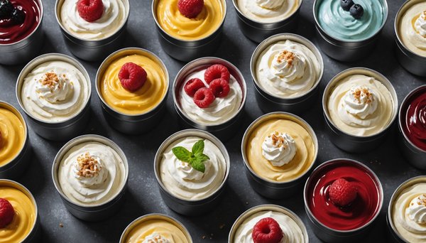 Savor the sweetness: tinned cream dessert delights